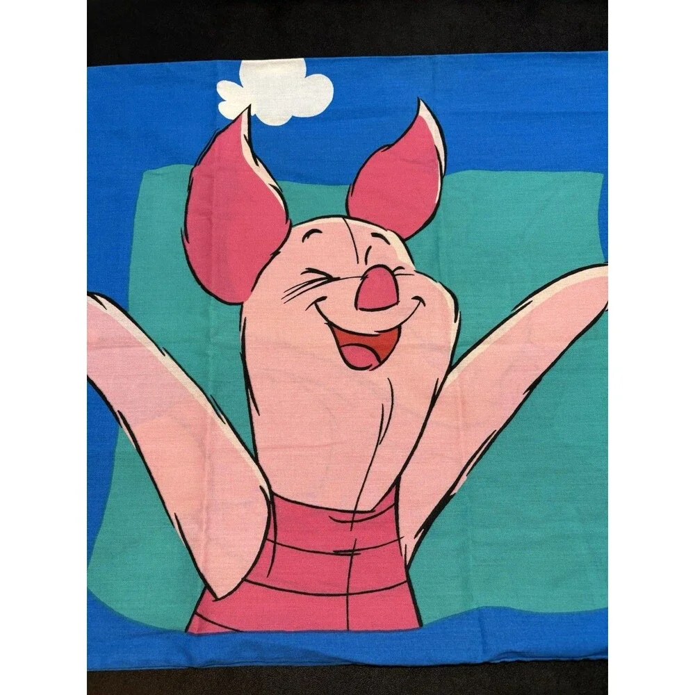 Disney Winnie The Pooh and Piglet Vintage 90’s Standard Pillowcase USA Made